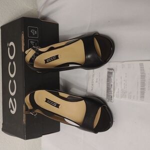 𝅺ECCO City calvi heels black size 6 New